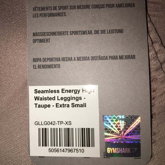 Last 1 GYMSHARK SEAMLESS ENERGY HIGH WAIST LEGGING - Picture 5 of 6